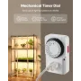 Indoor Greenhouse with Grow Light, 150cm Tall 4-Tier Plant Stand with Clear Cover, Timer & Hygrometer, 180W Full Spectrum Grow L