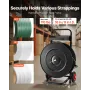 VEVOR Banding Strapping Cart, Fit for PET/PP/Polyester Strapping Coils with 20.3/40.6 cm Core Size, Heavy Duty Strapping Dispens