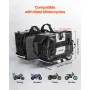 Motorcycle Saddlebag, 56 L (28 L x 2) Large Capacity Side Saddle Bag Compatible with Most Motorcycles, Waterproof Fabric Outdoor