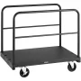 VEVOR Drywall Cart Dolly, 816 kg Load Capacity, 2-in-1 Steel Panel Truck Cart with 12.5 mm Swivel Casters, 91.4 x 61 cm Platform
