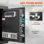Safe, 51.0 L Home Safe, Steel Security Safe with Digital Keypad and 2 Keys, Cabinet Safe with Fire-proof Bag, Protect Cash, Gold