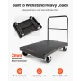 Gipsvogn Dolly, 816 kg lastekapacitet, 2-i-1 stålpanel