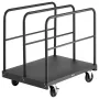 Gipsvogn Dolly, 816 kg lastekapacitet, 2-i-1 stålpanel