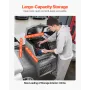 Semi-Truck Step Tool Box, 457 x 695 x 645 mm Heavy Duty Aluminum Toolbox Side Mount, Waterproof Side Storage Saddle Step Box wit