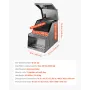 Semi-Truck Step Tool Box, 457 x 695 x 645 mm Heavy Duty Aluminum Toolbox Side Mount, Waterproof Side Storage Saddle Step Box wit