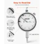 Dial Test Indicator and Bore Gauge Measuring Tool Set, Dial Indicator 0.03 mm Accuracy, 50.8-152.4 mm Bore Range with Rod, Stora