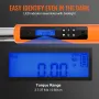 Digital Torque Wrench, 9.5 mm Drive Electronic Torque Wrench, Torque Wrench Kit 3.7-37ft.lb/5-50n.m Torque Range Accurate to ±2%