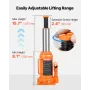 Hydraulic Bottle Jack, 12 Ton (26455.5 lbs) Capacity, 205-400 mm Lifting Range, Heavy Duty Welded Bottle Jack for Car, SUV, Pick