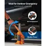 Hydraulic Bottle Jack, 12 Ton (26455.5 lbs) Capacity, 205-400 mm Lifting Range, Heavy Duty Welded Bottle Jack for Car, SUV, Pick