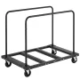 Drywall Cart Dolly, 816 kg Load Capacity, Steel Panel Truck Cart with 12.5 mm Swivel Casters, Lumber Drywall Dolly with Tie-Down