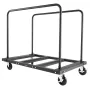 Drywall Cart Dolly, 816 kg Load Capacity, Steel Panel Truck Cart with 12.5 mm Swivel Casters, Lumber Drywall Dolly with Tie-Down