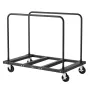 Drywall Cart Dolly, 816 kg Load Capacity, Steel Panel Truck Cart with 12.5 mm Swivel Casters, Lumber Drywall Dolly with Tie-Down