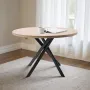 5-delt spisebordssæt, pladsbesparende rundt køkkenbord med 4