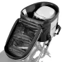 Motorcykelhaletaske, 28 L Motorcykelbagsædetaske med vandtæt