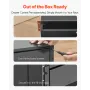 2U Rack Mount Drawer, 22.68 kg Max Load-Bearing, Lockable Server Cabinet Case, Sliding Drawer with Lock and Cable Management Hol