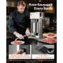VEVOR Electric Sausage Stuffer, 22 LBS / 10 L Vertical Meat Stuffer, Stepless Speed Control and Foot Pedal, Stainless Steel Heav