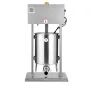 VEVOR Electric Sausage Stuffer, 22 LBS / 10 L Vertical Meat Stuffer, Stepless Speed Control and Foot Pedal, Stainless Steel Heav