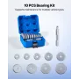 Bearing Press Kit, 10 Pcs, Bearing Race and Seal Driver Set with 9 Bushings and Handle Shaft, Bushing Driver Tool Set, Heavy Dut