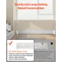 VEVOR Baseboard Heater Covers, Premium Series 1832 mm Standard Electric Heating Unit Front Cover for Home Improvement, Heavy Dut