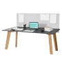 Desk Divider Privacy Panel, 1524 x 610 mm Clamp-on Office Desk