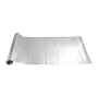 Double Reflective Insulation Roll, Perforated Woven Fabric Radiant Barrier, 0.15mm 76.2m x 1.22m, Double-Sided Aluminum Foil Hea