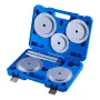 Bearing Press Kit, 7 Pcs, Bearing Race and Seal Driver Set with 5 Bushings, Handle Shaft and Extension Rod, Bushing Driver Tool 
