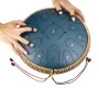 VEVOR Steel Tongue Drum, 33cm 15 Notes Rain Drum for Outside Garden, C Major Musical Drums with Music Book & Mallets, Percussion