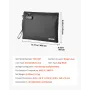 Fireproof Document Bag, 1000 ℃ Heat Insulated Fireproof & Waterproof Bag with Lock, Portable File Storage Security Organizer Hom
