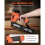 VEVOR Pneumatic Staple Gun, 16 Gauge 26.4mm Wide Crown Pneumatic Stapler 16mm to 38mm Length, 70-120PSI Air Staple Gun with Two 