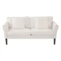 Loveseat sofa, 176 cm lille sofa sofa til stuen, fløjlsstof