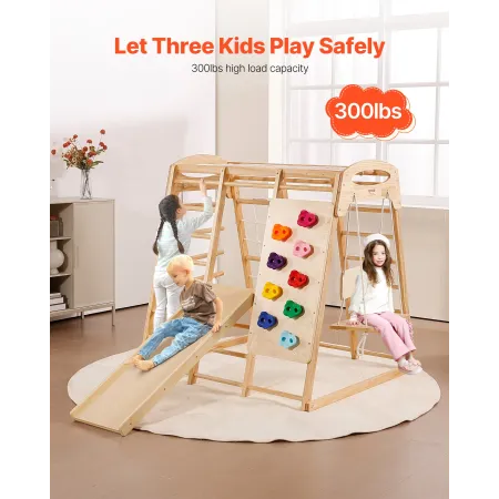 Indendørs Jungle Gym, 7-i-1 Indendørs legeplads til småbørn