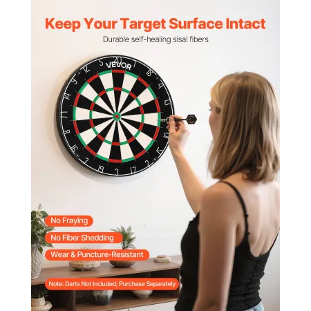 dartskive, selvhelbredende sisalfiber dartskive af høj kvalitet