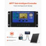 25W 12V Solar Panel Batterioplader, Solar Battery Trickle