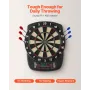 VEVOR elektronisk dartskive, 336 mm dartskive med 43 spil og 200+ variationer for op til 8 spillere, 6 dartskafter med flig