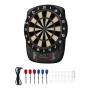 elektronisk dartskive, 336 mm dartskive med 43 spil og 200+