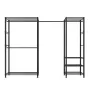 Clothing Garment Rack, Heavy Duty Clothes Rack, Freestanding Clothes Racks with Steel Frame, 363 kg Load Capacity Closet Wardrob