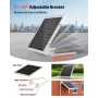 20W 12V Solar Battery Trickle Charger Maintainer, Mono Solar Panel Battery Charger with Built-in MPPT Controller & Adjustable Mo