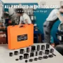 Ball Joint Press Kit, 25 pcsTool Kit, C-press Ball joint Remove and Install Tools, for Most 2WD and 4WD Cars, Heavy Duty Ball Jo