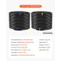 XLR-kabel 30,48 m, 2-pak, afskærmet balanceret DMX han- til