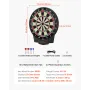 VEVOR Electronic Dart Board, 391mm Target Dartboard with 43 Games & 320+ Variations for Up to 8 Players, 6 Dart Shafts with Flig