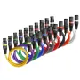 XLR-kabel 2 m, 10 pakke, afskærmet balanceret DMX han- til
