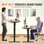 Højdejusterbart skrivebord, 55,1 x 27,6 in, 3-nøgletilstande