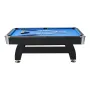 Pool Table, 213cm Portable Billiards Tables, Adjustable Feet Stable Game Table, Entertainment Set Includes Ball, Cue, Rack, Chal