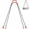 10ft Lifting Chain Sling, 5/16 inch Hanging Lift Chain, 11000lbs Capacity G80 Alloy Steel Engine Chain Hoist Lifts Heavyy Duty