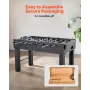 Foosball Table, 137 cm Standard Size Table, Indoor Full Size Foosball Tables for Home, Family, and Game Room, Durable Soccer Set