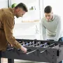 VEVOR Foosball Table, 137 cm Standard Size Table, Indoor Full Size Foosball Tables for Home, Family, and Game Room, Durable Socc