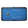 poolbord, 244 cm bærbare billardborde med træfinish, moderne