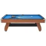 poolbord, 244 cm bærbare billardborde med træfinish, moderne