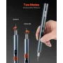 Electric Precision Screwdriver Set, 48 Magnetic Bits, Mini Electric Screwdriver with Magnetic Storage Box, S2 Steel Bits, LED Li