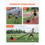 VEVOR Vægtslæde, Steel Power Sled, Fitness styrketræningsslæder til atletisk træning Hastighedsforbedring, Workout Fitness Eq